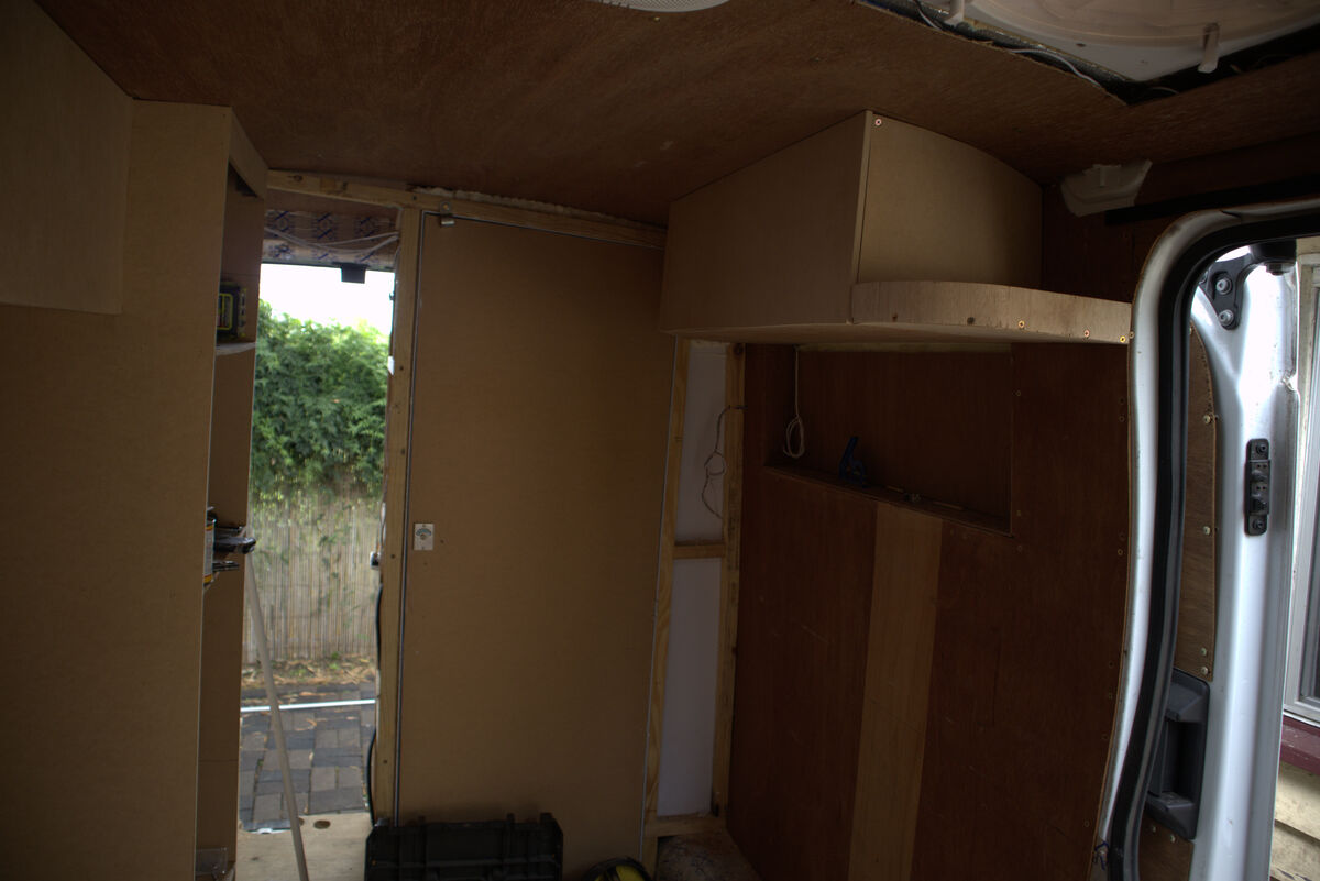 Kitchen area before finishing